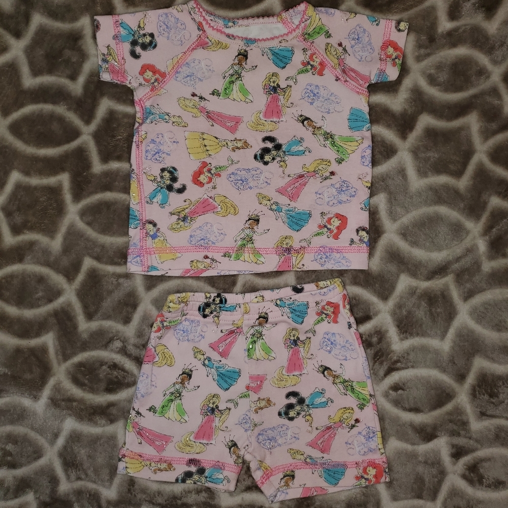5 for $25 | Disney Parks Disney Princess Baby Pajama Shirt and Short Set